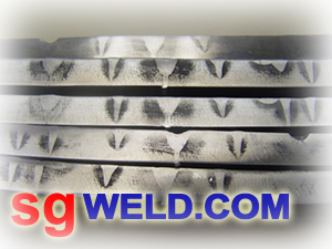 Aluminium Weld Cross Section
